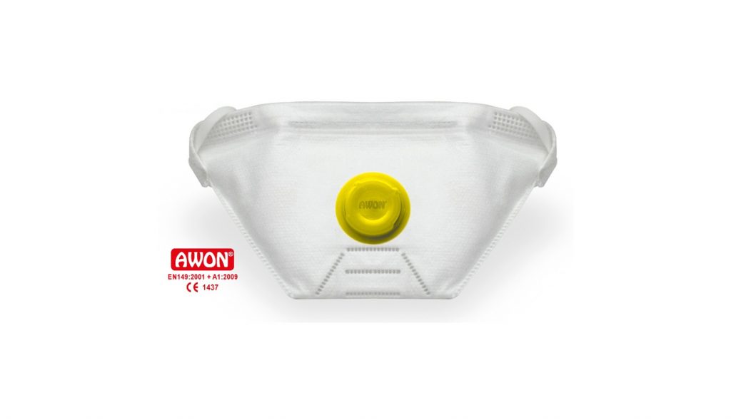 1401V FFP2 NR VENTİLLİ VDUCK TYPE N 95 SOLUNUM KORUYUCU